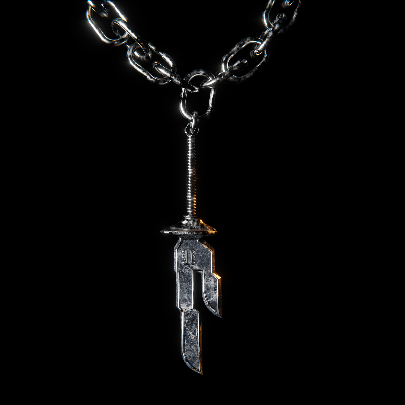 Inverted Spear Of Heaven Necklace Kami Studios   0001 1400x 