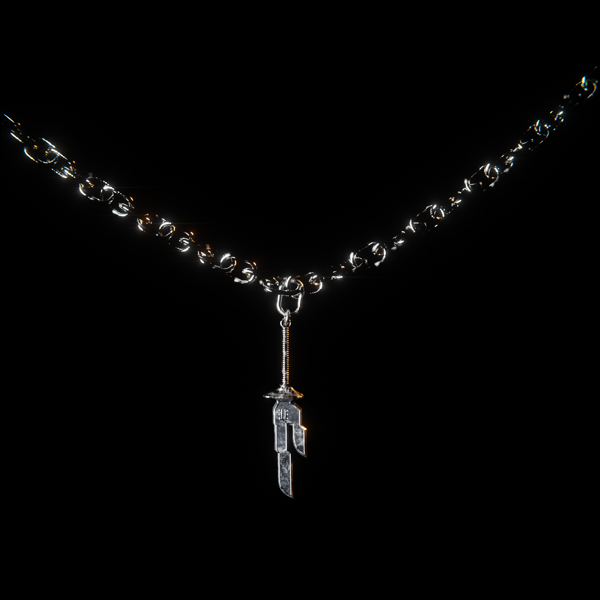 Inverted Spear of Heaven Necklace